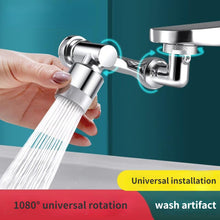 Load image into Gallery viewer, Universal 1080 Swivel Faucet Aerator Multifunction Faucet Extender Universal Swivel Splash Resistant Shower
