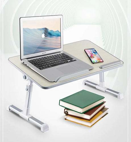 Multi-functional Laptop Desk Portable Adjustable Laptop Stand Study Table Foldable Bed Desk for Bed Sofa Tea Serving Table Stand