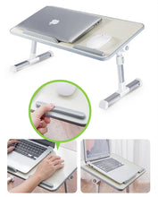 Load image into Gallery viewer, Multi-functional Laptop Desk Portable Adjustable Laptop Stand Study Table Foldable Bed Desk for Bed Sofa Tea Serving Table Stand