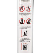 Load image into Gallery viewer, Ladder Aluminum Folding extension staircase Silver Household step Place ft new multi platform - jnpworldwide