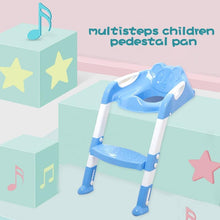 Load image into Gallery viewer, Baby Potty Folding Toilet Seat Chair Training Seat Ladder Safety Handrail extension step new multi - jnpworldwide