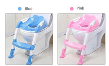 Load image into Gallery viewer, Baby Potty Folding Toilet Seat Chair Training Seat Ladder Safety Handrail extension step new multi - jnpworldwide