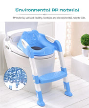 Load image into Gallery viewer, Baby Potty Folding Toilet Seat Chair Training Seat Ladder Safety Handrail extension step new multi - jnpworldwide