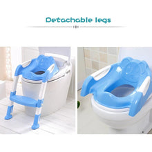 Load image into Gallery viewer, Baby Potty Folding Toilet Seat Chair Training Seat Ladder Safety Handrail extension step new multi - jnpworldwide