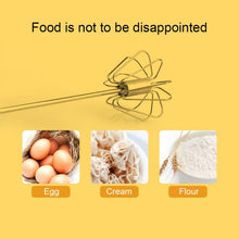 Load image into Gallery viewer, Semi auto Mixer Egg Beater Manual Turning Stainless Whisk Hand Blender Cream Stirring Kitchen Tools - jnpworldwide