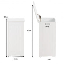 Load image into Gallery viewer, Beautiful Laundry Hamper Cabinet furniture maker organizer from Wooden for storage shirt jean bar standing sideboard in bathroom kitchen home