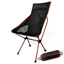 Load image into Gallery viewer, Beach Chair Camping Lightweight Folding Fishing Outdoor Furniture Stock Orange Red Dark Blue Table - jnpworldwide