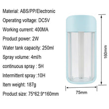 Load image into Gallery viewer, Humidifier Essential Oil Diffuser Aroma Lamp LED Night Light USB Ultrasonic Fogger Car air freshener - jnpworldwide