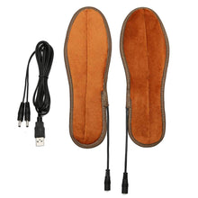 Load image into Gallery viewer, Heating Foot Pads USB Recharge Electric Heated Insoles Shoes Winter Warmer Boots Charge Heater new - jnpworldwide