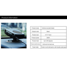 Load image into Gallery viewer, Heater fan electric ceramic portable heating sterilize virus Bacteria thermostat air car home Boats - jnpworldwide