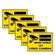 Load image into Gallery viewer, WARNING STICKER Security Signs-Window Stickers Home Surveillance System CCTV Alert Sticker IP Camera - jnpworldwide