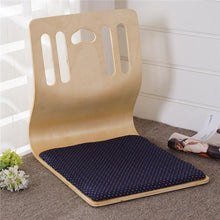 Load image into Gallery viewer, Japanese Floor Chair Design Fan shape Tatami Zasiu Legless Natural Color Meditation Backrest new a - jnpworldwide