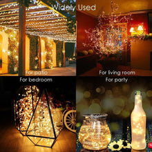 Load image into Gallery viewer, LED Outdoor Solar Lamp String Lights Fairy Holiday Christmas Party Garland Garden Waterproof wall - jnpworldwide