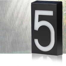 Load image into Gallery viewer, solar light led power Number Digits Plate remove lamp outdoor garden path landscape waterproof a - jnpworldwide