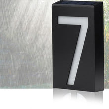 Load image into Gallery viewer, solar light led power Number Digits Plate remove lamp outdoor garden path landscape waterproof a - jnpworldwide