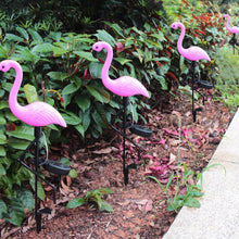 Load image into Gallery viewer, LED Solar Garden Light Simulated Flamingo Lawn Lamp Waterproof Outdoor For Garden Decor landscape - jnpworldwide