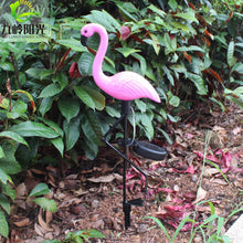 Load image into Gallery viewer, LED Solar Garden Light Simulated Flamingo Lawn Lamp Waterproof Outdoor For Garden Decor landscape - jnpworldwide