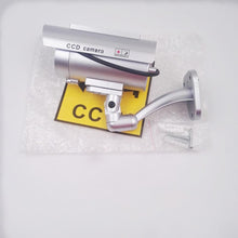 Load image into Gallery viewer, Solar Power Dummy Camera Security Waterproof Fake Outdoor LED Light Monitor CCTV Surveillance home - jnpworldwide