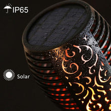 Load image into Gallery viewer, LED Solar Flame Lamp Flickering Outdoor Waterproof Landscape Yard Garden Path Torch Light path us - jnpworldwide