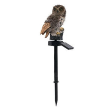 Load image into Gallery viewer, Owl Solar Light LED Panel Fake Waterproof Garden Ornament Animal Bird Outdoor Yard Garden Lamps us - jnpworldwide