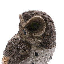 Load image into Gallery viewer, Owl Solar Light LED Panel Fake Waterproof Garden Ornament Animal Bird Outdoor Yard Garden Lamps us - jnpworldwide