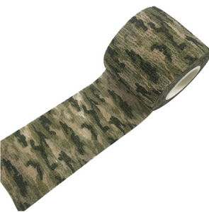 Camouflage Non-woven Elastic Bandage Cohesive Bandage for First Aid, Hunting, Camping, and Sports