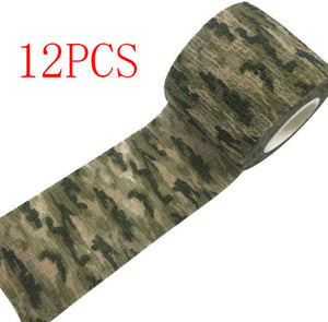 Camouflage Non-woven Elastic Bandage Cohesive Bandage for First Aid, Hunting, Camping, and Sports