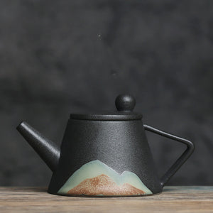 Teapot Ceramic Single Pot Underglaze Color Set Japanese Household Teapot