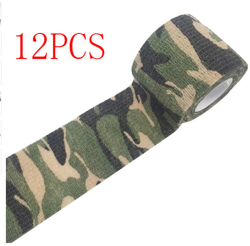 Camouflage Non-woven Elastic Bandage Cohesive Bandage for First Aid, Hunting, Camping, and Sports