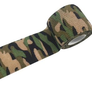 Camouflage Non-woven Elastic Bandage Cohesive Bandage for First Aid, Hunting, Camping, and Sports