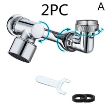 Load image into Gallery viewer, Universal 1080 Swivel Faucet Aerator Multifunction Faucet Extender Universal Swivel Splash Resistant Shower