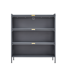 Load image into Gallery viewer, 3 Tier Pantry Storage Cabinet Baker Racks for Kitchen with Storage Kitchen Pantry Storage Cabinet Microwave Rack Storage Rack