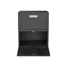 Load image into Gallery viewer, Office furniture Copier Cabinet black 2 door steel copier stand mobile pedestal file Printer Stand