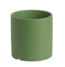 Load image into Gallery viewer, Nordic Industrial Style Colorful Ceramic Flowerpot Succulent Planter Green Plants Cylindrical Shape Flower Pot With Hole Tray