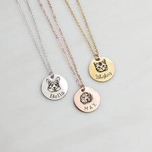 girl jewelry cat dog souvenir necklace bracelet gift plated gold silver chain sterling women steel - jnpworldwide
