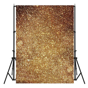 Photography Background Backdrop Photo Studio Prop 3X5ft Vinyl Golden Glitter workshop camera picture - jnpworldwide