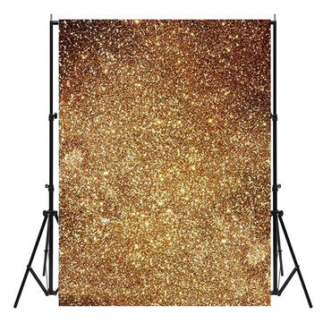 Photography Background Backdrop Photo Studio Prop 3X5ft Vinyl Golden Glitter workshop camera picture - jnpworldwide