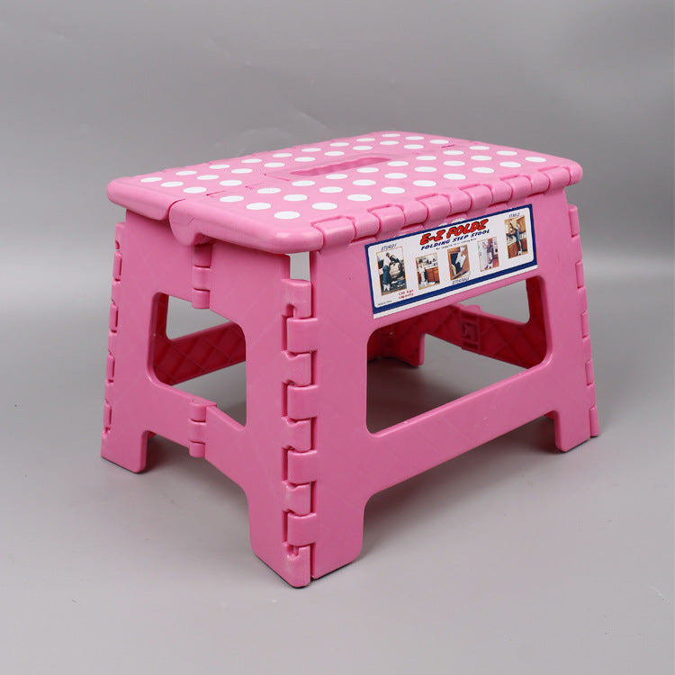 Outdoor Portable Folding Stool Plastic Non-slip Folding Ladder Thick And Durable Super Load-bearing Small Bench For Bathroom