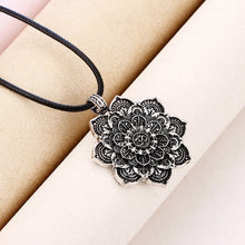Load image into Gallery viewer, necklace silver chain sterling Amulet yoga jewelry mandala pendant plated bracelet fashion - jnpworldwide