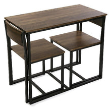 Load image into Gallery viewer, Table set with 2 chairs Inge Versa MDF Wood (45 x 75 x 89 cm)