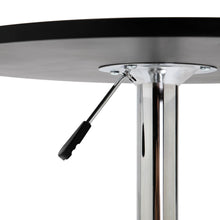 Load image into Gallery viewer, Bar Table MDF Pub Counter Pedestal Cocktail Cafe Table White Black