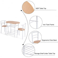 Load image into Gallery viewer, Compact Breakfast Dining Table Set Bar Table 2 Chair