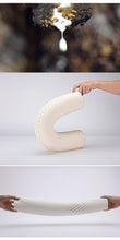 Load image into Gallery viewer, bolster pillow latex natural rubber no chemical irritate accumulate dust allergy good baby men women - jnpworldwide