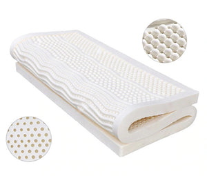 natural latex mattress with Inner case outer case Japan tatami mat cervical vertebra 7 zone body Pressure Release Bed sheet comfort soft sleep deep household Home - jnpworldwide