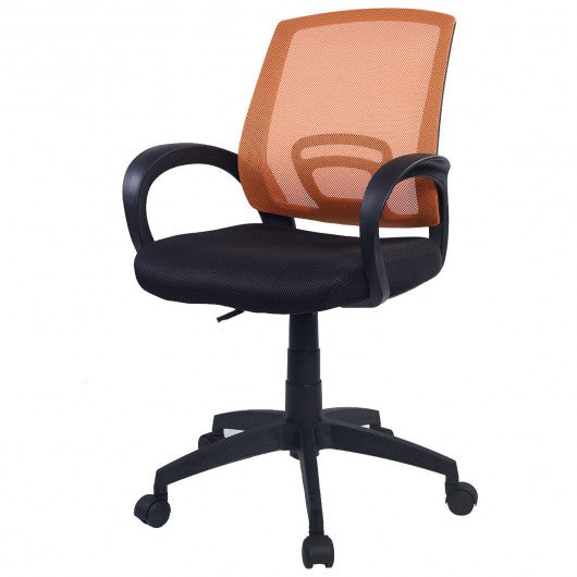 Chair swivel adjustable executive cushions pads living room office kitchen lounge indoor black orange wheel remove tall