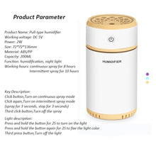 Load image into Gallery viewer, air fresh humidifier Essential Oil Diffuser Aroma Lamp LED Night Light USB Ultrasonic Fogger Car new - jnpworldwide