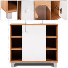 Load image into Gallery viewer, Bathroom under sink storage cabinet W/ 6 shelves UK kitchenroom organize toilet furniture home