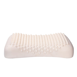 massage latex pillow help sleep reduce snoring anti mite and sterilization bacteria virus - jnpworldwide