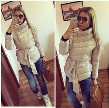 Load image into Gallery viewer, Jacket Women New Fashion Irregular Parka Winter High Neck  Coat Warm Female Overcoat waterproof hood - jnpworldwide