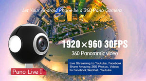 360 degree Camera VR Camera Ultra HD Mini Panorama video Cam Andriod Smartphone zoom slr Lens a 1 - jnpworldwide